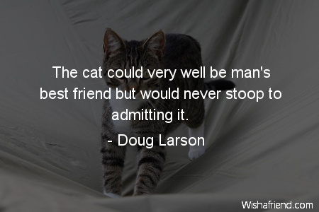 the cat could very well doug larson quote quote christmas