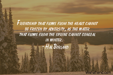 Winter Friendship Quotes. QuotesGram